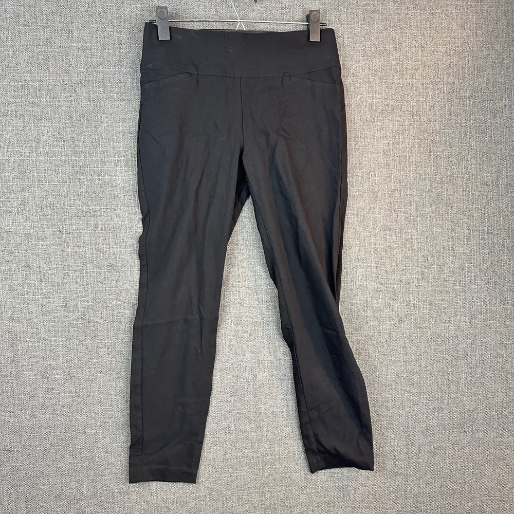 Maurices Black Pull On‎ Comfort Waistband Stretch Casual Career Pants